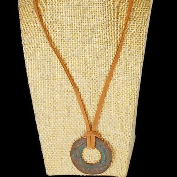 Hand Crafted Accessories - Cord Medallion Necklace Sunglasses Lanyard Countyside Organic Design Westerncore